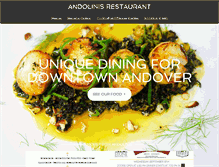 Tablet Screenshot of andolinisrestaurant.com